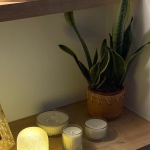 Mermer Larjlı Masa Lambası